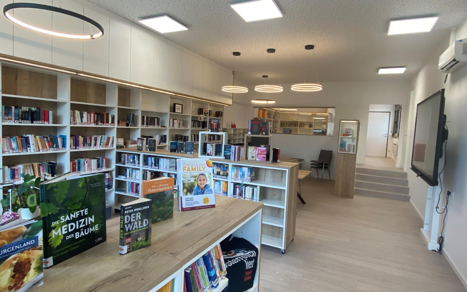 Blick in die Bücherei